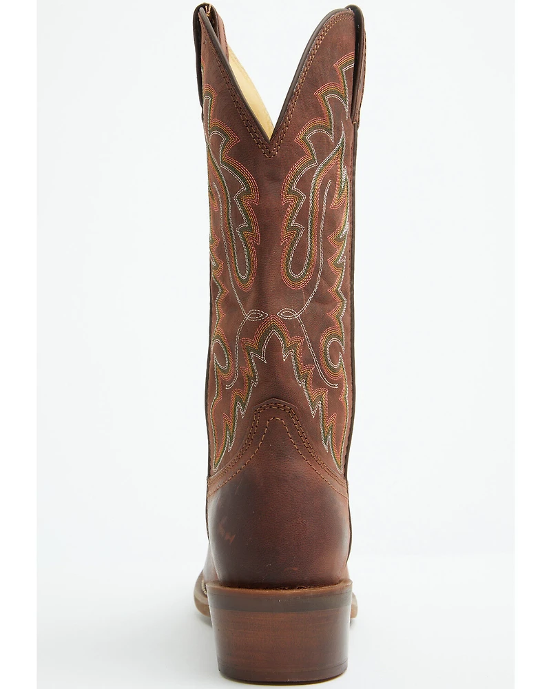 Justin Men's Cowboy Town Bay Western Boots - Square Toe