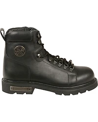 Milwaukee Leather Men's Lace-to-Toe Boots - Round Toe