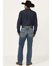 Ariat Men's M2 Medium Wash Relaxed Bootcut Stretch Denim Jeans - Big