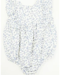 Yura Infant Girls' Printed Puff Sleeve Onesie