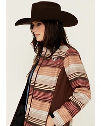 Cowgirl Hardware Women's Desert Serape Striped Softshell Jacket