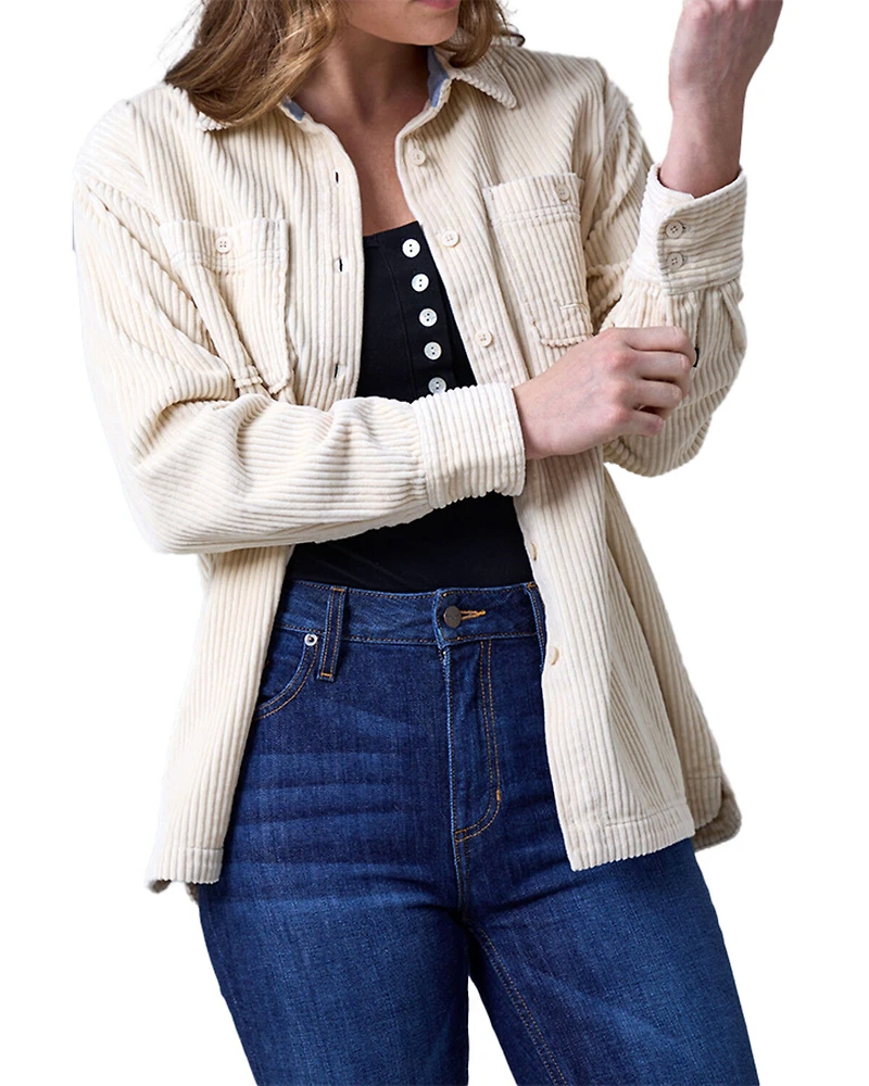 Kimes Ranch Women's Luna Corduroy Long Sleeve Button-Down Western Shirt