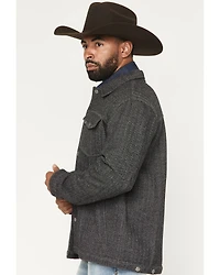 Panhandle Slim Men's Gambler Herringbone Fleece Lined Snap Jacket