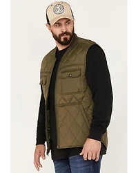 Brothers and Sons Men's Quilted Varsity Vest