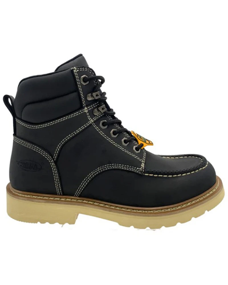 AdTec Men's 6" Safa Moc Work Boots - Soft Toe