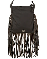 American West Women's Southwestern Tapestry Fringe Handbag