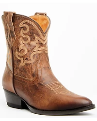 Shyanne Women's Lacer Short Boots - Round Toe