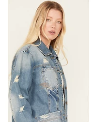 Cleo + Wolf Women's Medium Wash Denim Jacket