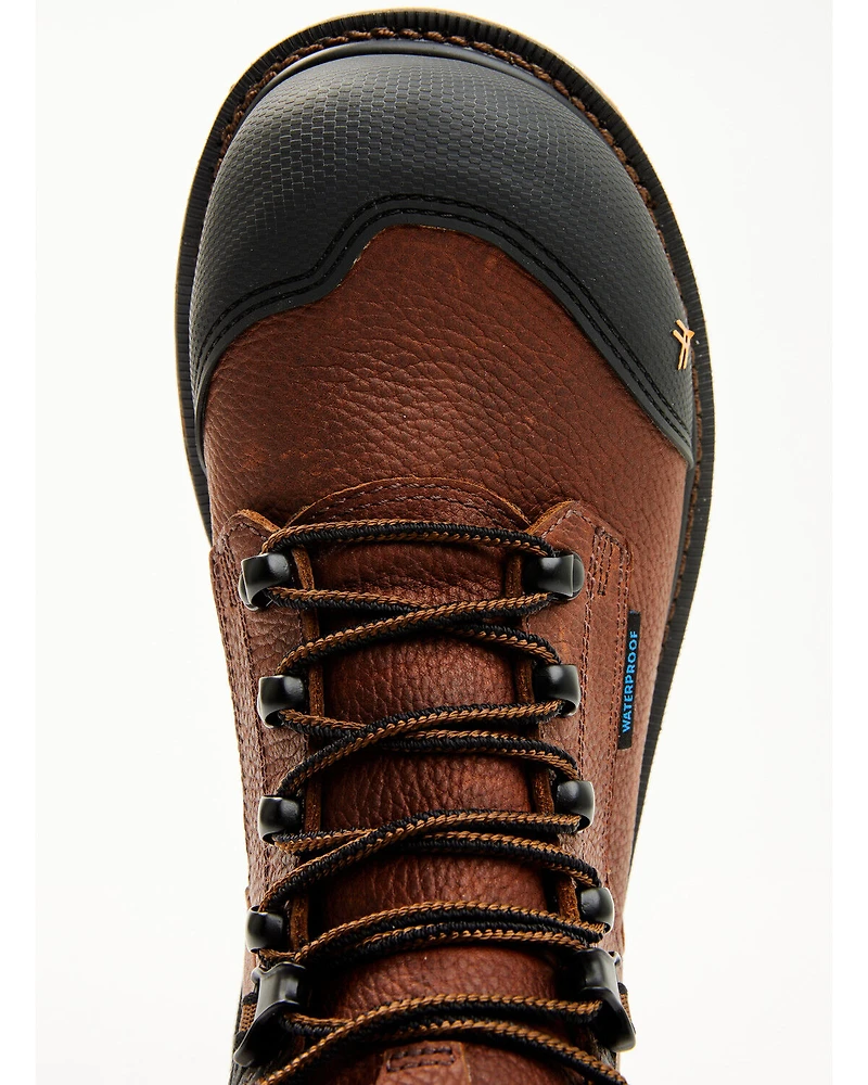 Hawx Men's 8" Enduro Heavy Industrial Lace-Up Waterproof Work Boots - Composite Toe