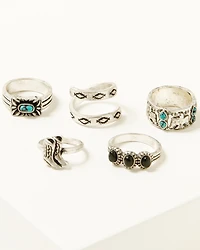 Idyllwind Women's Anita Thunderbird Ring Set - 5 Piece