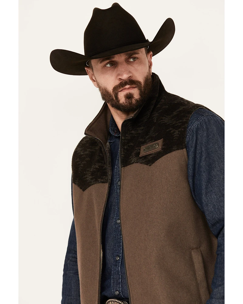 Cinch Men's Solid Twill Concealed Carry Zip Vest