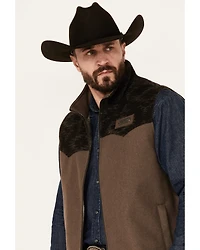 Cinch Men's Solid Twill Concealed Carry Zip Vest