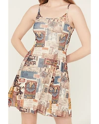 Idyllwind Women's Rodeo Ticket Sleeveless Mesh Mini Dress