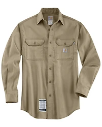 Carhartt Men's Long Sleeve Flame Resistant Dry Twill Work Shirt