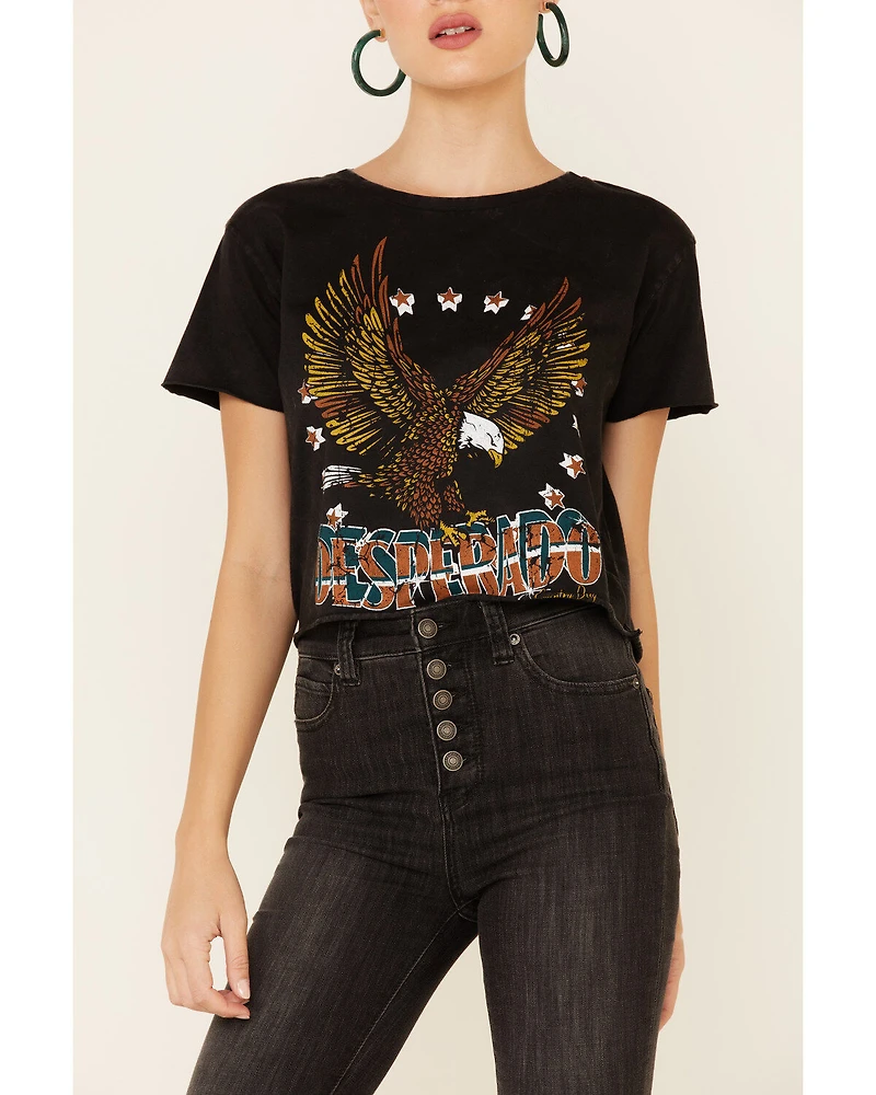 Country Deep Women's Acid Washed Desperado Graphic Tee