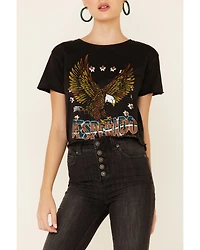 Country Deep Women's Acid Washed Desperado Graphic Tee
