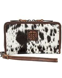 STS Ranchwear By Carroll Kacy Cowhide Organizer Wallet
