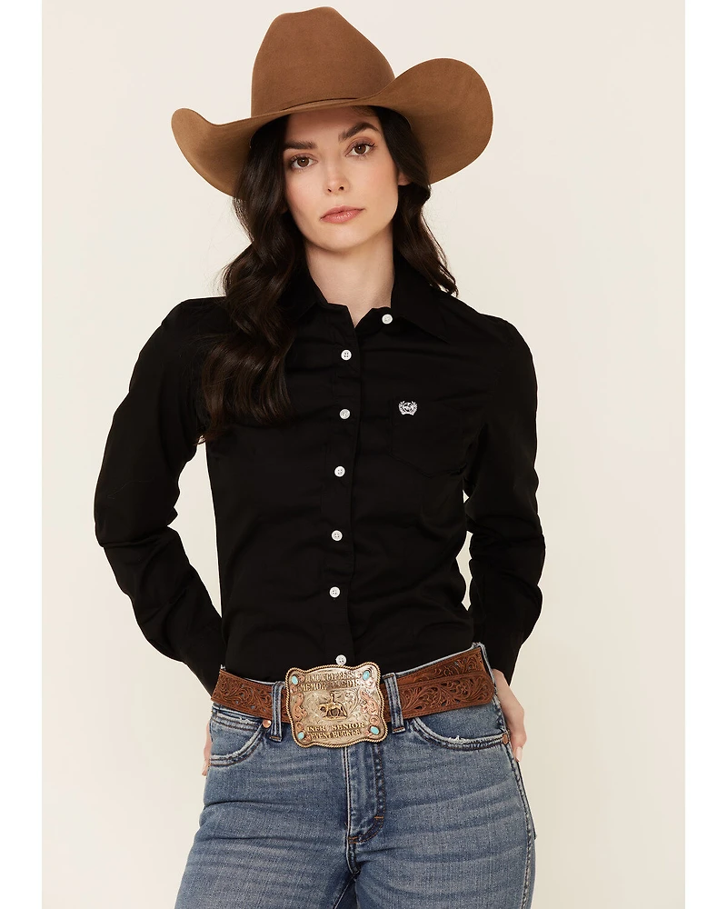 Cinch Women's Western Weave Pocket Shirt