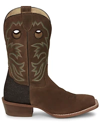 Tony Lama Men's Arena Hudson Clay Western Boots - Broad Square Toe