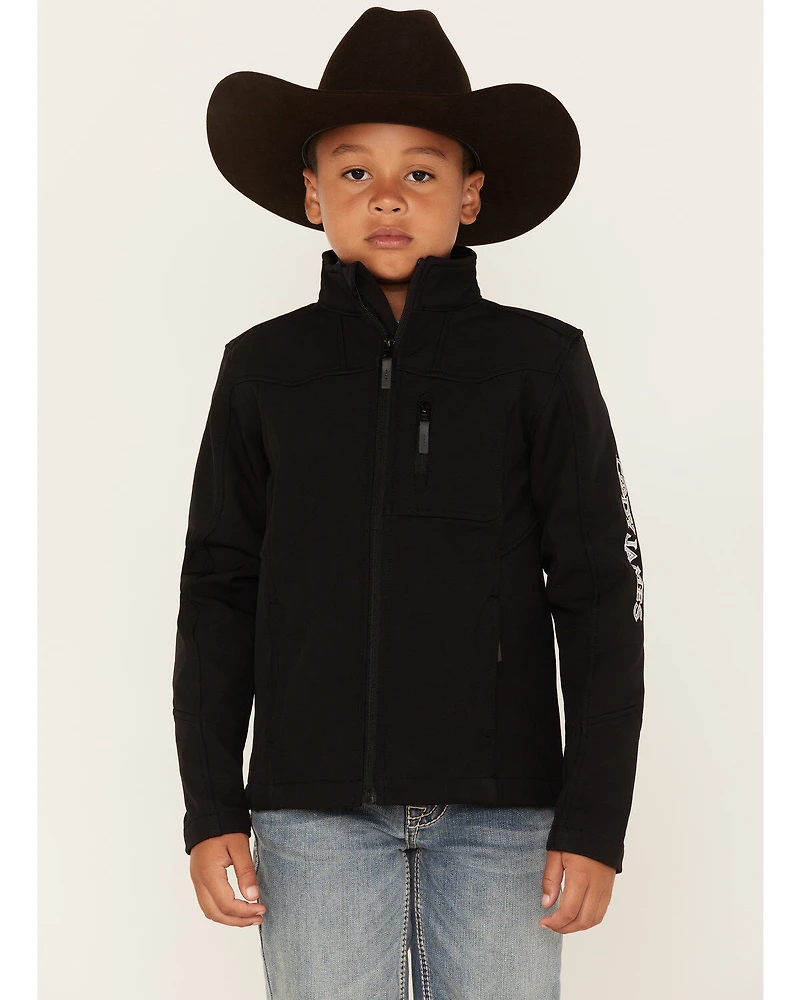 Cody James Boys' Embroidered Softshell Jacket