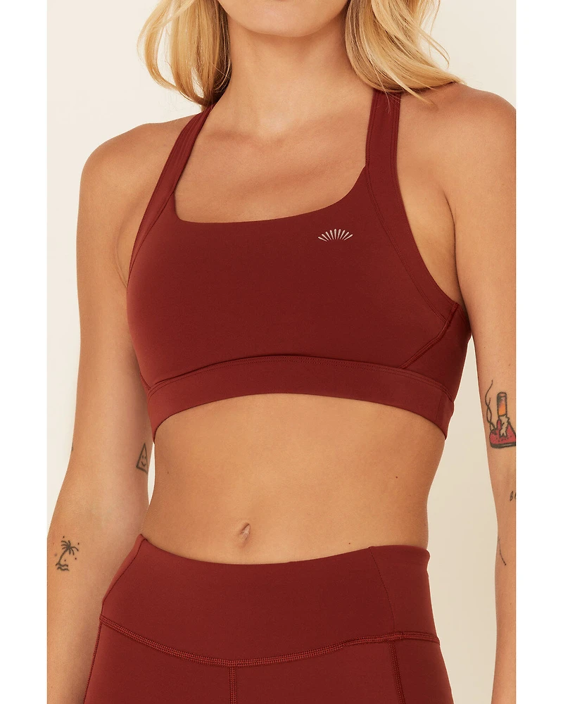 Shyanne Women's Solid Riding Sports Bra