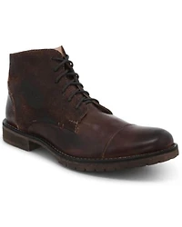 Bed Stu Men's Derek Leather Lace-Up Casual Boot - Cap Toe