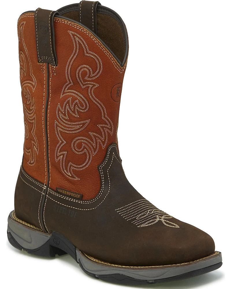 Tony Lama Men's Junction Waterproof Work Boots - Steel Toe