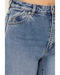 Rolla's Women's Boot Barn Exclusive Salty Medium Wash High Rise Duster Bootcut Stretch Denim Jeans
