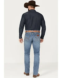 Wrangler Retro Men's Beauford Light Wash Slim Bootcut Stretch Denim Jeans - Tall