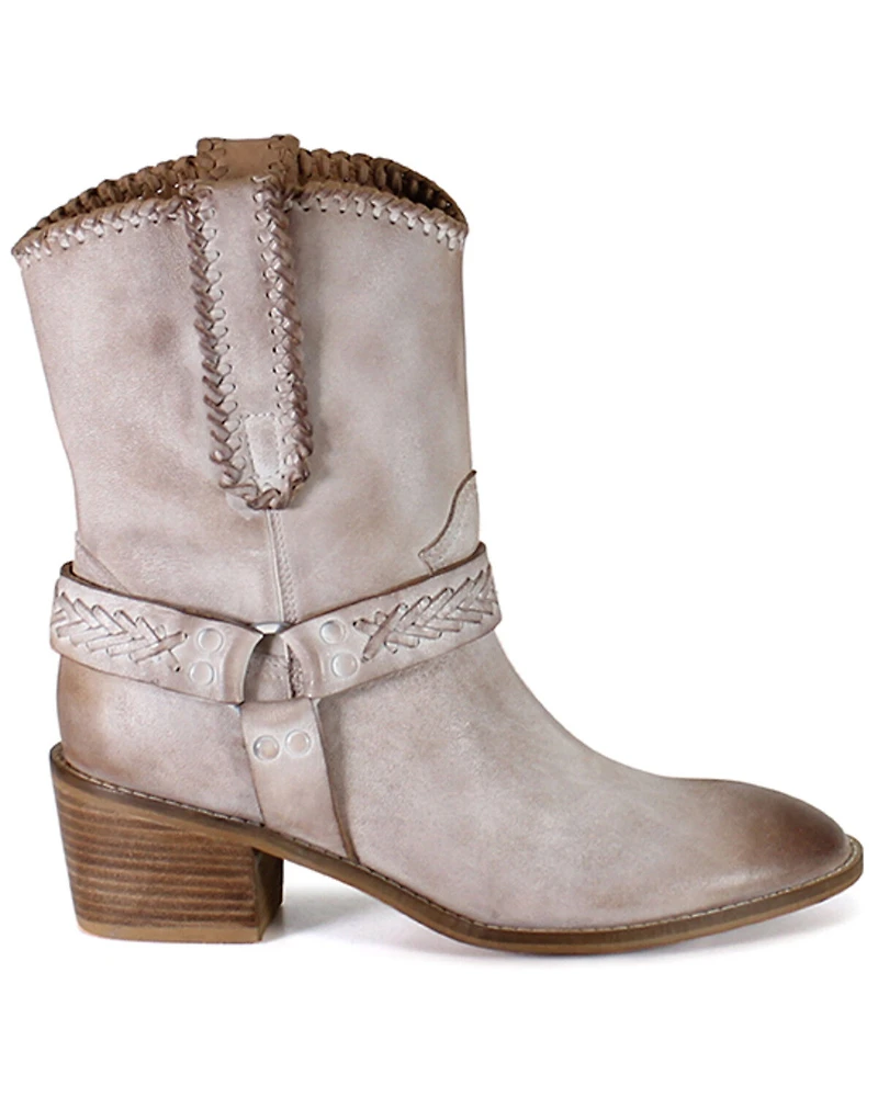 Diba True Women's Glass Heart Western Booties - Round Toe