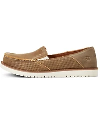 Ariat Women's Cruiser 360 Bomber Brown Slip-On Casual Shoes - Moc Toe