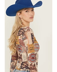 Idyllwind Women's Rodeo Ticket Long Sleeve Mesh Shirt