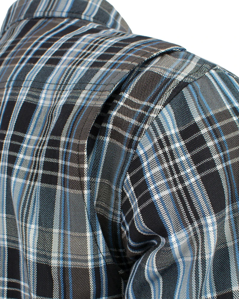Milwaukee Performance Men's Aramid Reinforced Flannel Biker Shirt - Big & Tall