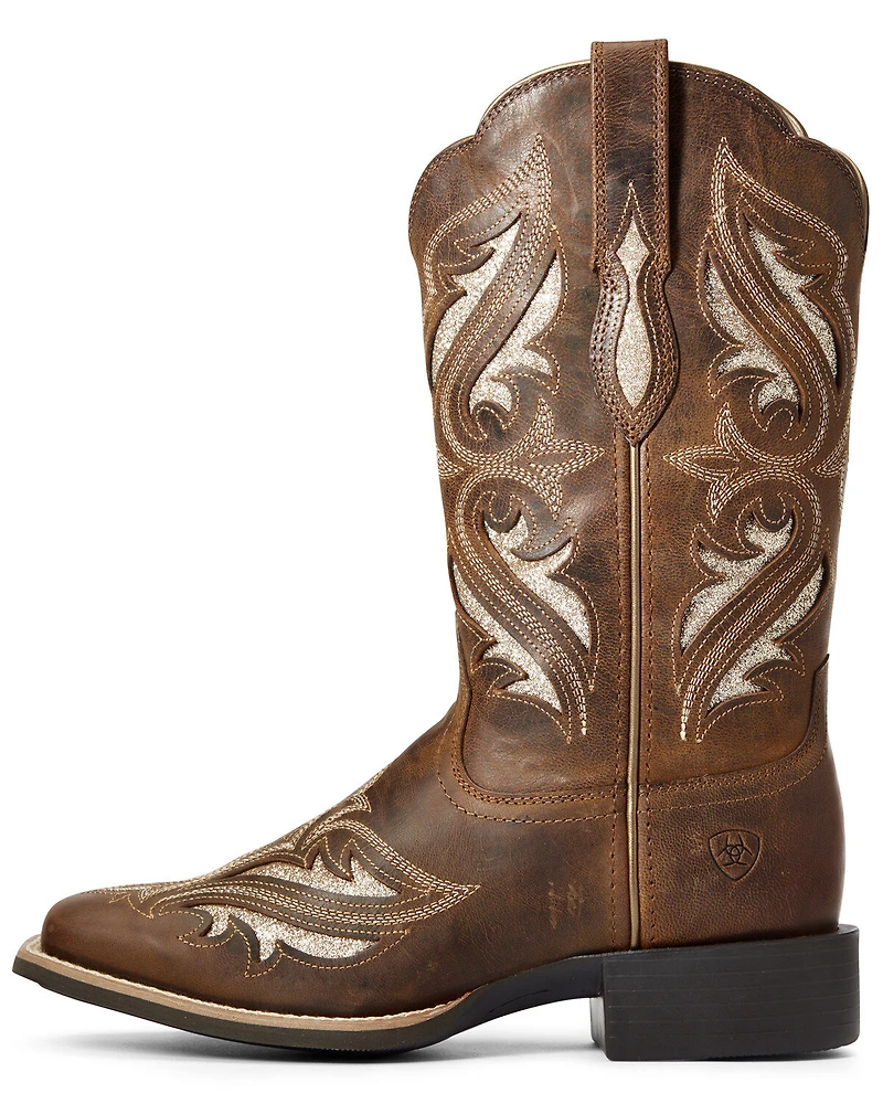 Ariat Women's Round Up Bliss Western Boots - Wide Square Toe