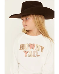 Buttercup Girls' Howdy Y'all Embellished Long Sleeve Shirt