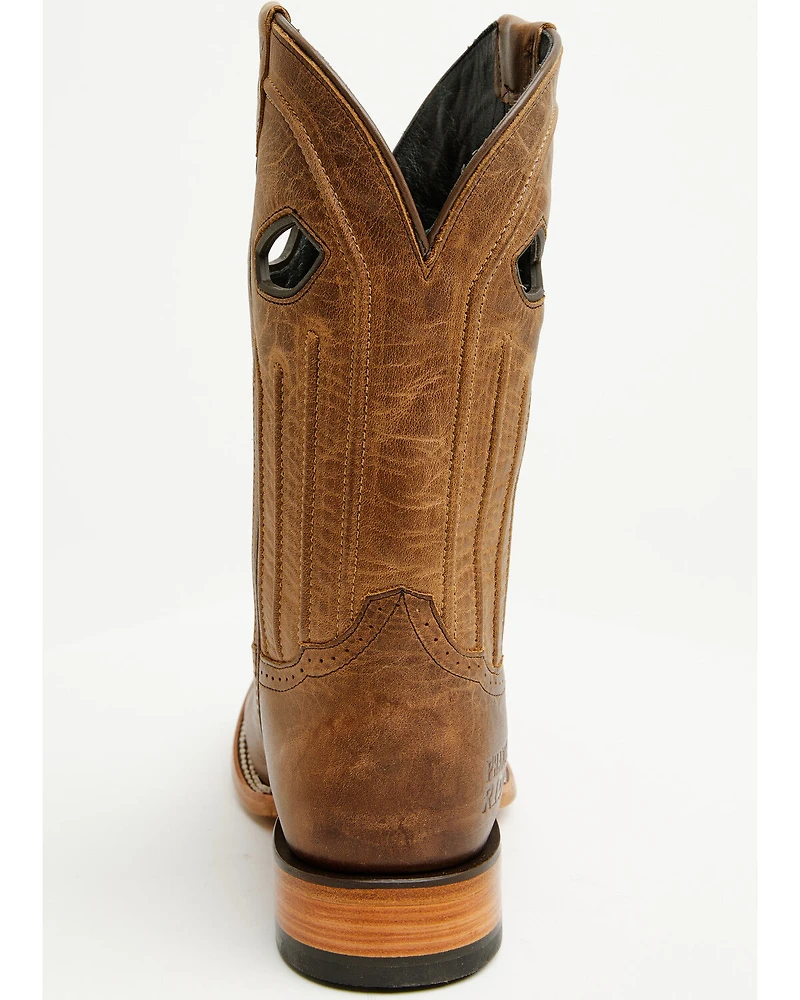 Phantom Rider Men's Roper Western Boots - Broad Square Toe