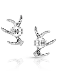 Montana Silversmiths Women's Kristy Titus Sweet Antler Earrings