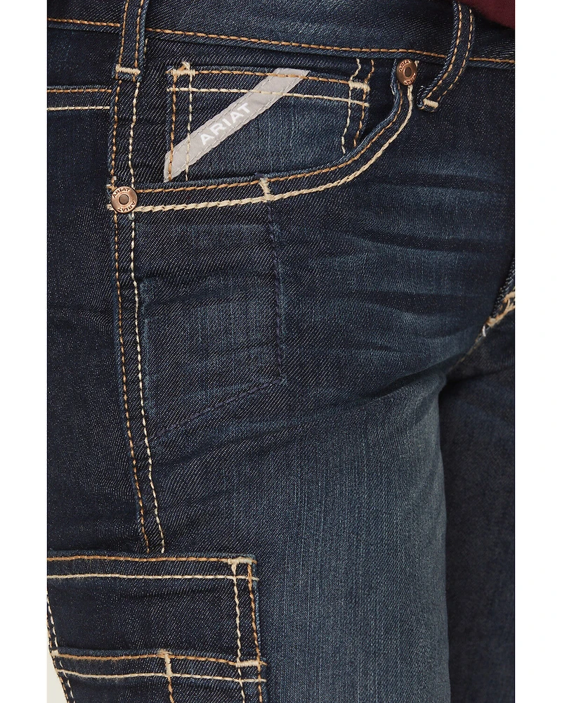 Ariat Women's Rebar Mid Rise Durastretch Riveter Work Bootcut Jeans