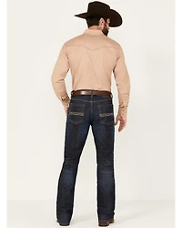 Cody James Men's Night Hawk Wash Wyatt Slim Bootcut Stretch Denim Jeans