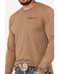 RANK 45® Men's Chardon Western Long Sleeve Graphic T-Shirt