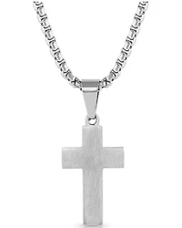 Montana Silversmiths Men's Barbed Wire Cross Necklace