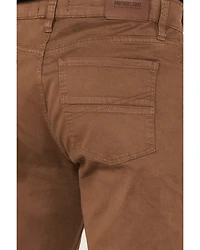 Brothers and Sons Men's Whiskey Wash Tucker Slim Straight Stretch Denim Jeans