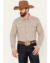 Blue Ranchwear Men's Laramie Striped Long Sleeve Western Snap Shirt