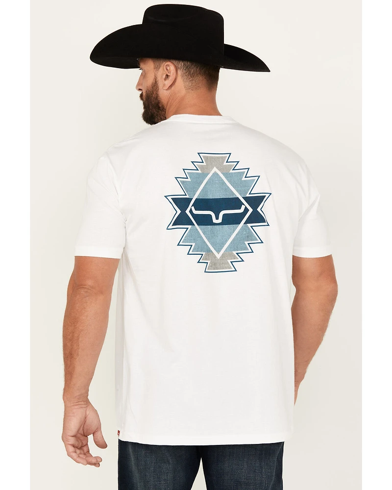 Kimes Ranch Men's Boot Barn Exclusive Layered Diamond Southwestern Logo Short Sleeve Graphic T-Shirt