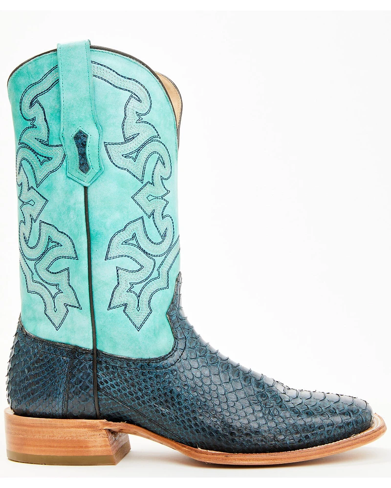 Corral Men's Exotic Python Western Boots - Broad Square Toe
