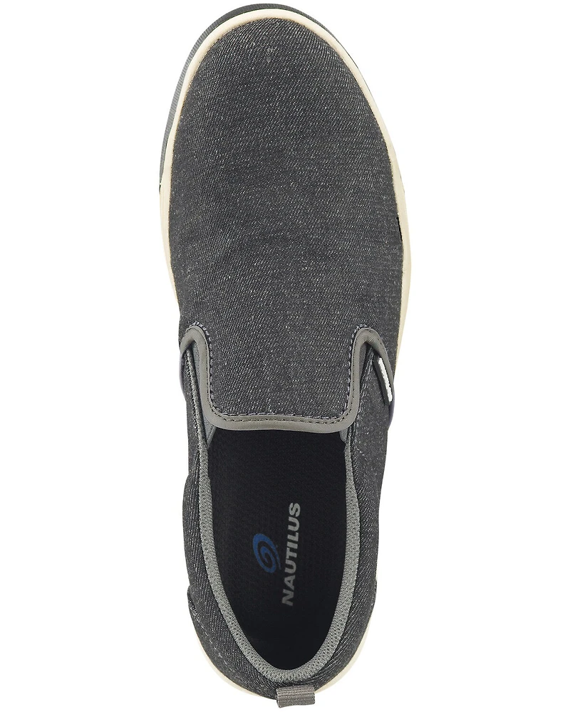 Nautilus Women's Westside Black Slip-On Work Shoes - Steel Toe