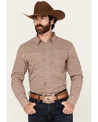 Gibson Trading Co Men's Torch Geo Long Sleeve Snap Western Shirt