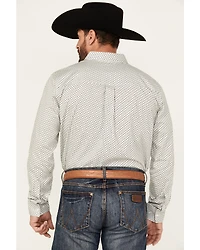 Cody James Men's Stirling Geo Print Long Sleeve Button-Down Stretch Western Shirt