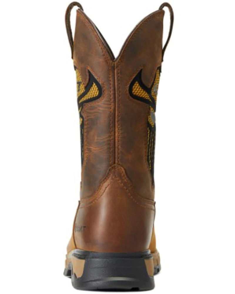 Ariat Men's Rebar Flex Western VentTEK Incognito Work Boots - Broad Square Toe