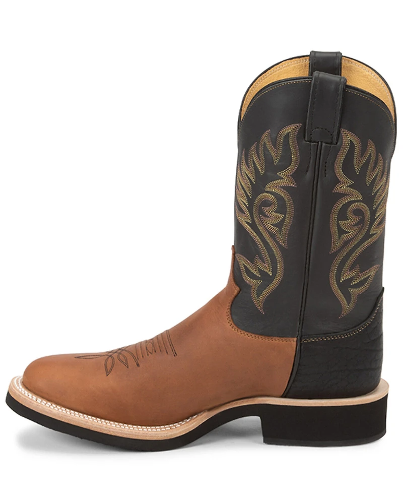 Justin Men's Paluxy Tekno Crepe Cowboy Boots - Round Toe